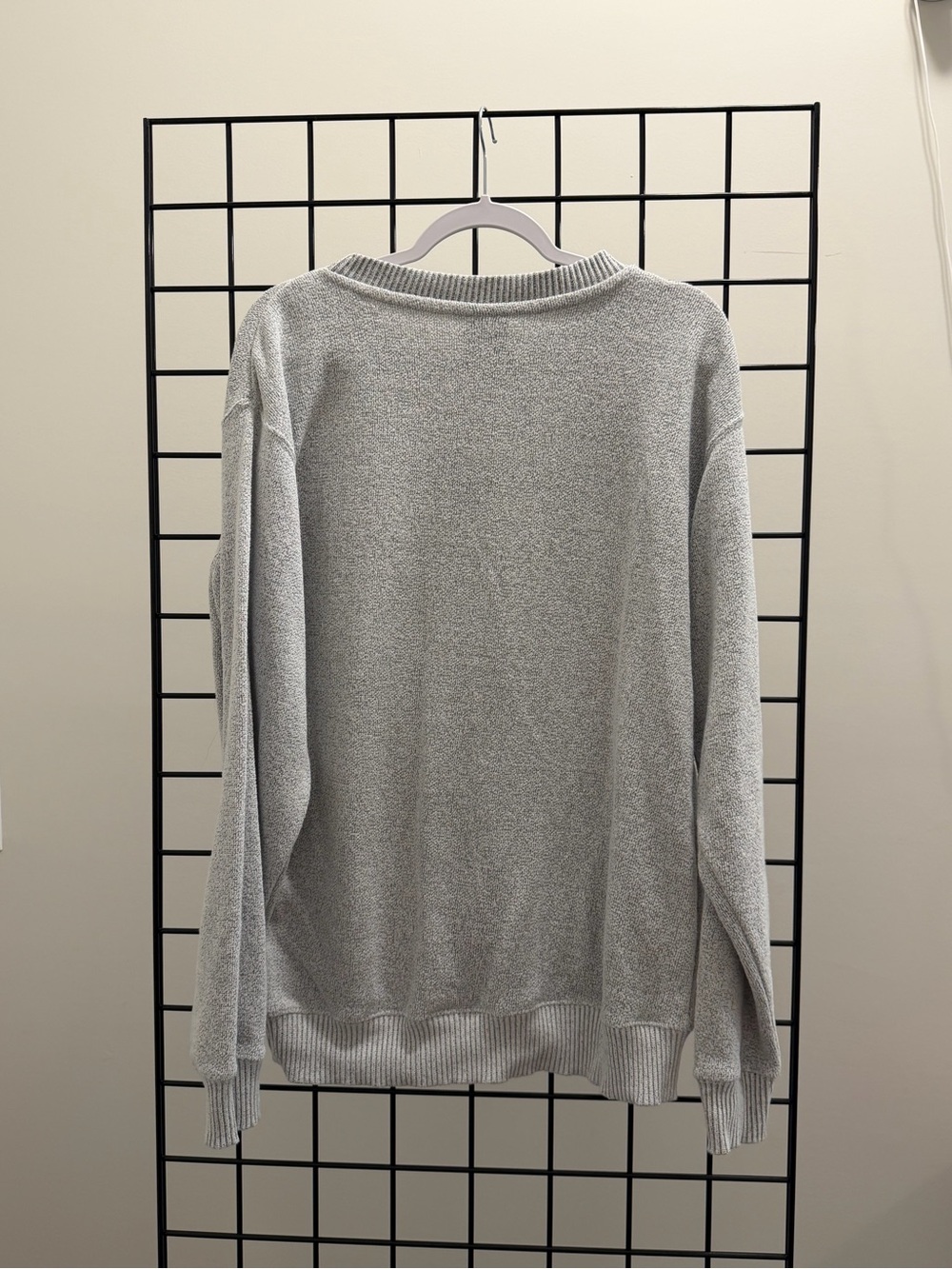 Luxe Gray Crewneck Sweatshirt with Smoky Mountains Embroidery - Picture 3 of 3